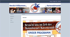 Desktop Screenshot of naumburger-narrenzunft.de